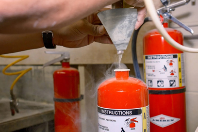 Fire Extinguisher Services 4 BattleGround Fire Protection 6 Year Internal Maintenance New Image